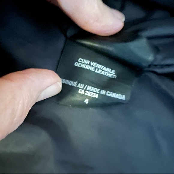 M0851 Black Fitted Leather Jacket - Picture 4 of 14